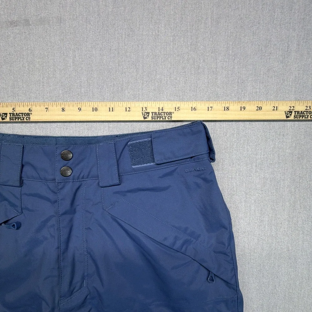 The North Face DryVent Snow Pants Mens Medium Blue Waterproof Ski 32x32
